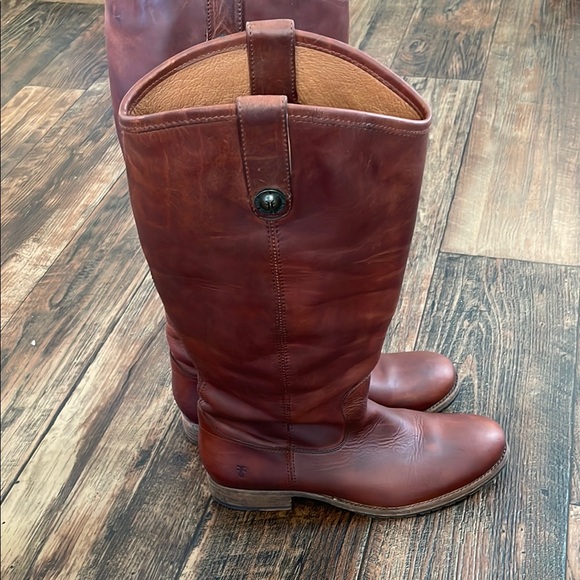 Frye Brown Over the Knee Boots - Picture 2 of 9